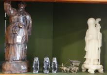 SIX ASIAN FIGURINES