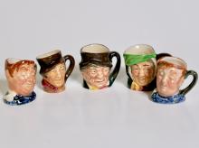 MINIATURE CHARACTER JUGS