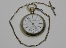 POCKET WATCH AND CHAIN