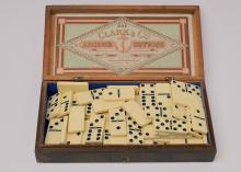 FORTUNE TELLER BOX AND DOMINOES
