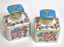 PAIR OF PERFUME JARS