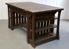 MISSION OAK DESK