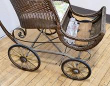 ANTIQUE BABY STROLLER