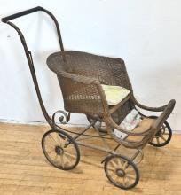 ANTIQUE BABY STROLLER