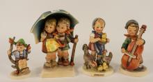 FOUR HUMMEL FIGURINES