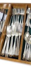 BIRKS "ROSE BOWER" STERLING FLATWARE