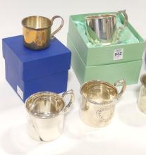 SEVEN STERLING BABY CUPS