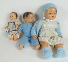 3 CELLULOID DOLLS