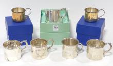 SEVEN STERLING BABY CUPS