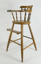 ANTIQUE WOODEN HIGH CHAIR