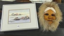 PRINT, MASK AND CARVINGS