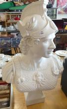 LARGE CERAMIC "ROMAN SOLDIER" BUST