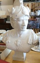 LARGE CERAMIC "ROMAN SOLDIER" BUST