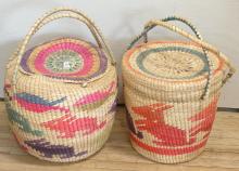 TWO LARGE BASKETS