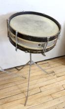 VINTAGE DRUM SET AND WALKING STICK