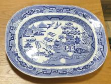 IRONSTONE PLATTER AND SLOP BUCKET