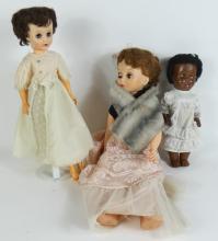 5 VINTAGE RUBBER DOLLS