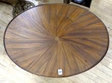 ROSEWOOD AND MAHOGANY WINE TABLE