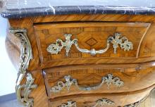 EXCEPTIONAL FRENCH BOMBE COMMODE