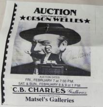 19TH CENTURY CAMPAIGN BOX WITH ORSON WELLES PROVENANCE