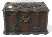 19TH CENTURY CAMPAIGN BOX WITH ORSON WELLES PROVENANCE