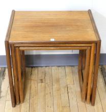 MCM TEAK NESTING TABLES