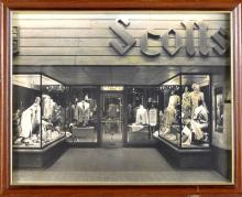 TWO "SCOTTS" STOREFRONT PHOTOGRAPHS