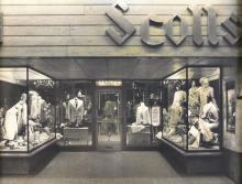 TWO "SCOTTS" STOREFRONT PHOTOGRAPHS