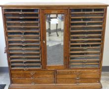 EXCEPTIONAL ANTIQUE CABINET OF DRAWERS