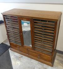 EXCEPTIONAL ANTIQUE CABINET OF DRAWERS