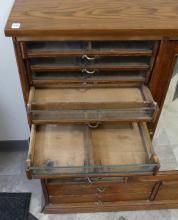 EXCEPTIONAL ANTIQUE CABINET OF DRAWERS