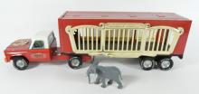 OLD TOY TRUCKS, ETC.