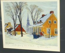 SET OF CLARENCE GAGNON PRINTS