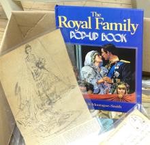 TWO BOX LOTS OF BOOKS AND EPHEMERA