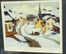 SET OF CLARENCE GAGNON PRINTS