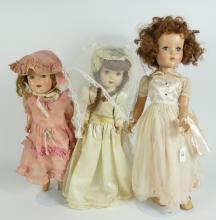 3 CELLULOID DOLLS