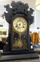 GINGERBREAD SHELF CLOCK