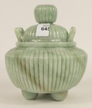 CHINESE CELADON JADEITE CENSOR