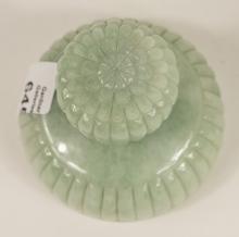 CHINESE CELADON JADEITE CENSOR