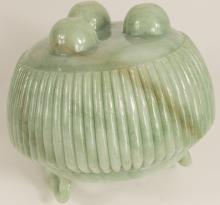 CHINESE CELADON JADEITE CENSOR