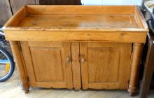 PRIMITIVE PINE DRY SINK