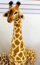 TWO LARGE PLUSH "GIRAFFE" TOYS