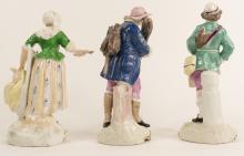 3 ANTIQUE PORCELAIN FIGURINES