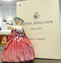 ROYAL DOULTON "GENEVIEVE" FIGURINE WITH BOX