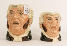 2 DOULTON CHARACTER JUGS