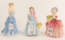 3 ROYAL DOULTON FIGURINES