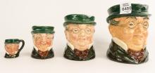 4 DOULTON CHARACTER JUGS