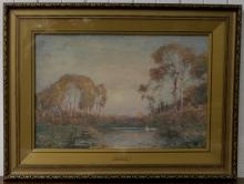 MAX LUDBY R.I. WATERCOLOUR