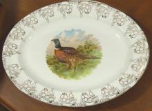 THREE PHEASANT DESIGN PLATTERS