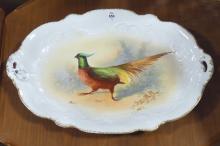 THREE PHEASANT DESIGN PLATTERS